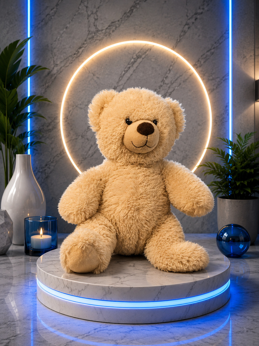 Peluche Ours Beige Ultra Douce