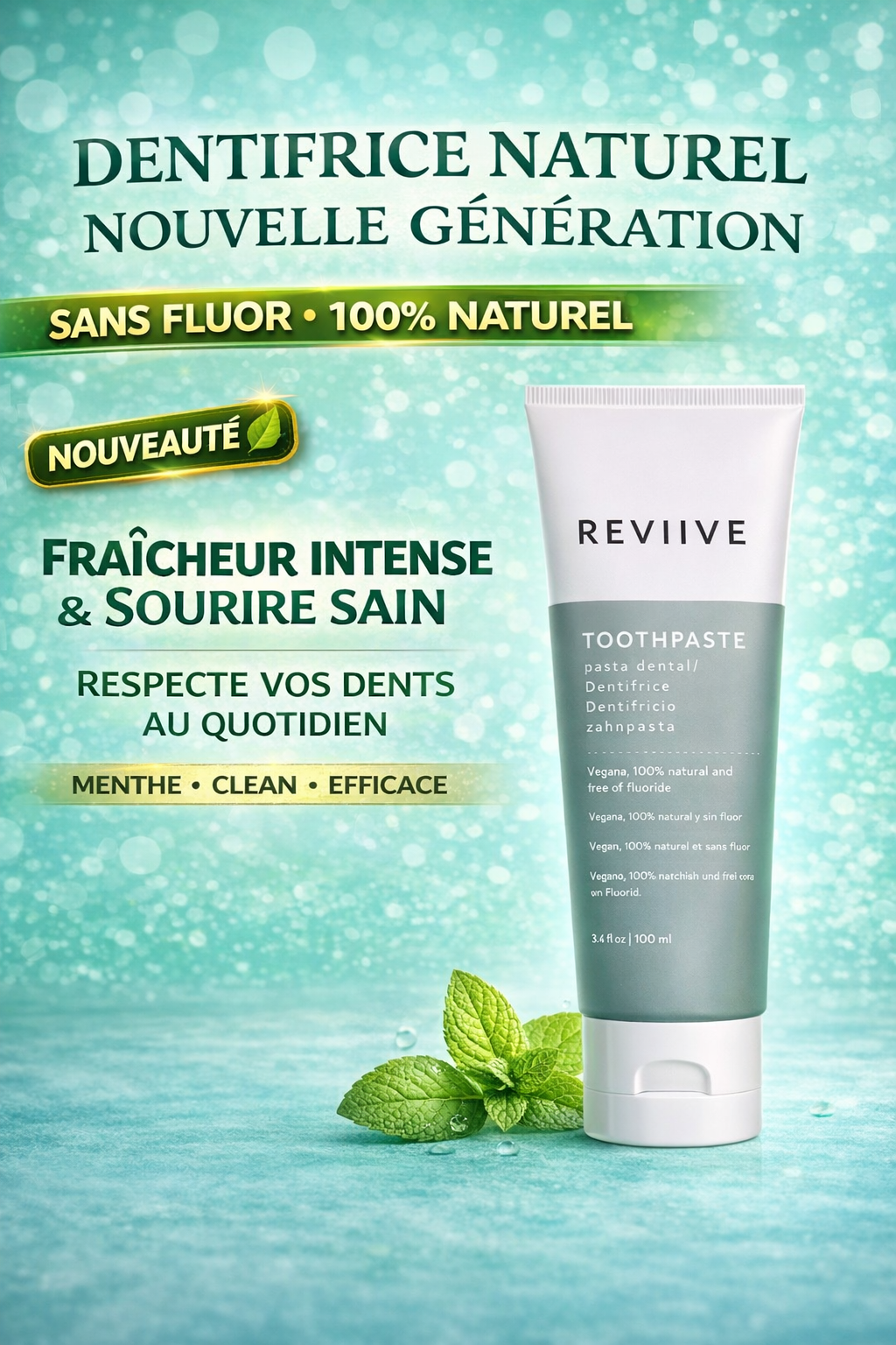 Dentifrice 100% Naturel