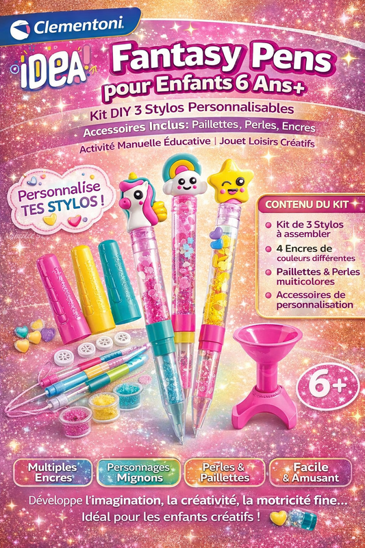 Kit Stylos DIY Fantaisie à Personnaliser