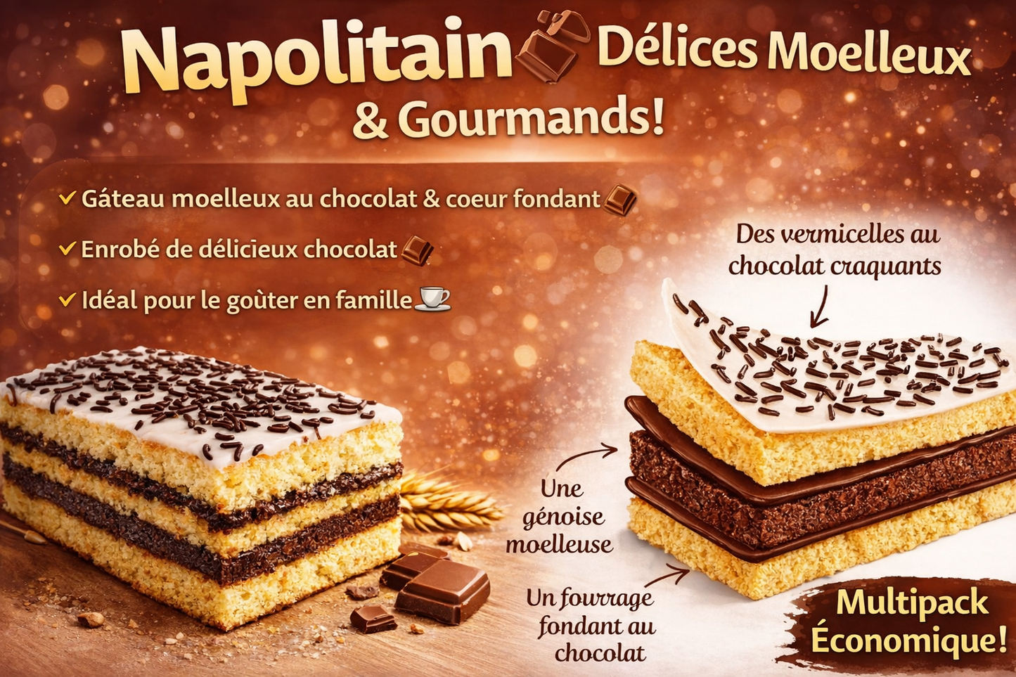 Pack goûter prêt à l’emploi (famille / enfants / pause café)