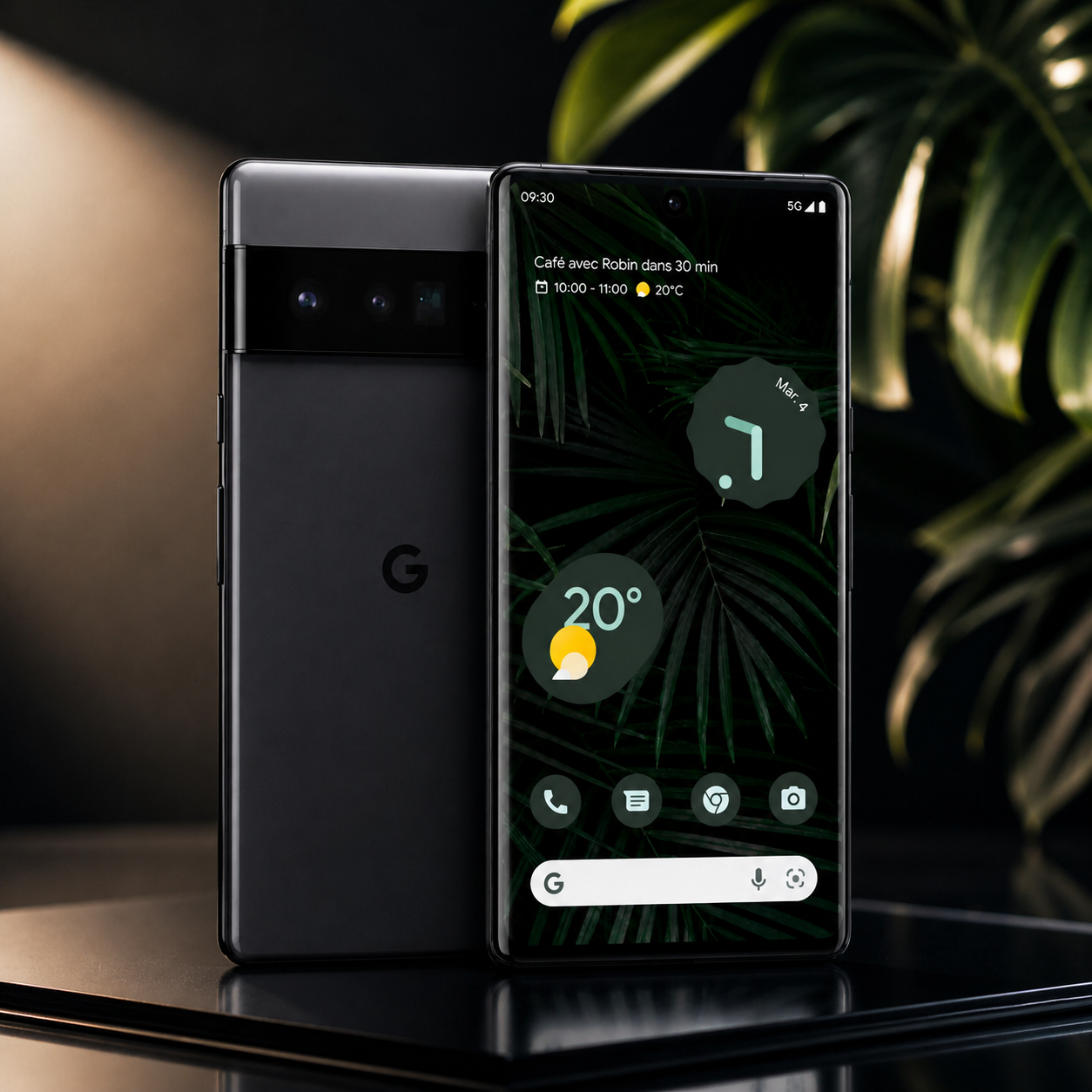 Smartphone - GOOGLE - Pixel 6 Pro - 128 Go - 12 Go RAM - 5G - Noir Stormy Black