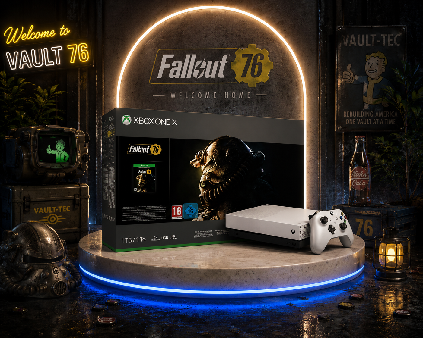 Xbox One X Édition Fallout 76 – 1 To