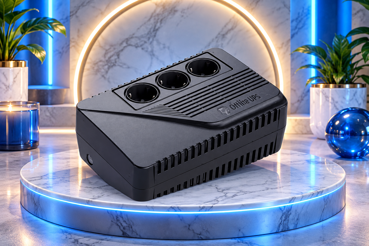 Onduleur Offline UPS 3 Prises – Protection contre les Coupures de Courant