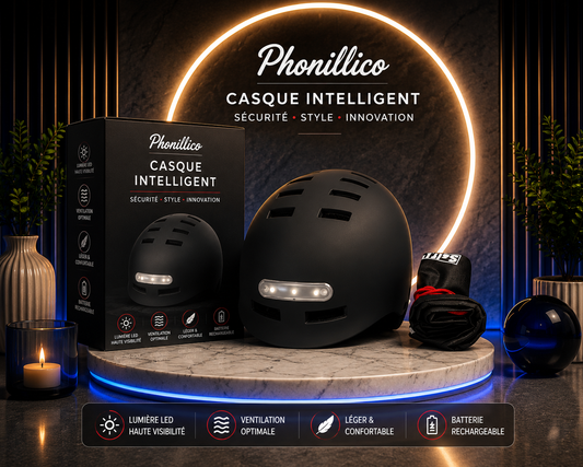 Casque Intelligent LED Rechargeable