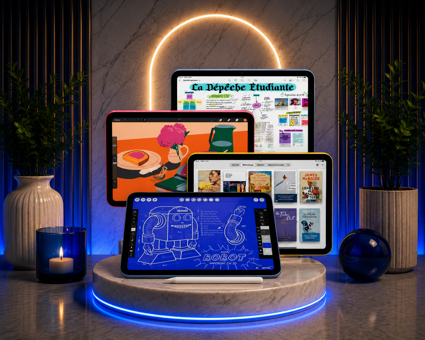 Tablette tactile 11 pouces avec stylet