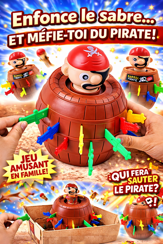 Ensemble de Jeu Pirate – Seau Pirate 16 Pièces