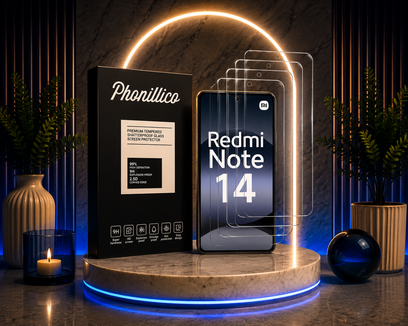 Protection d’écran en Verre Trempé pour Xiaomi Redmi Note 14 / Redmi Note 14 5G