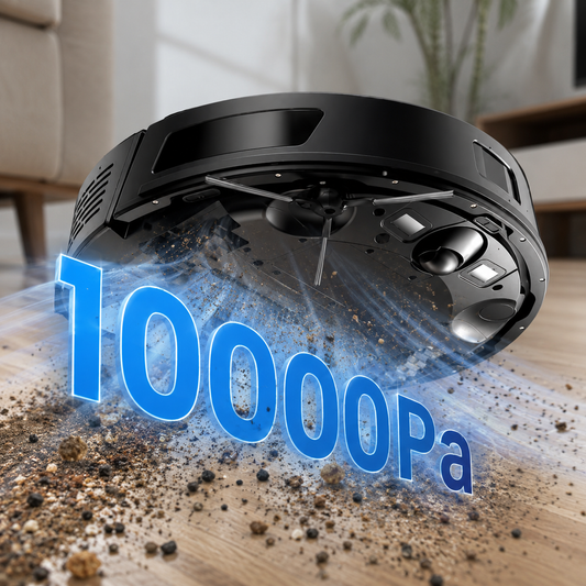 Robot Aspirateur Laveur Intelligent avec Station Auto-Vidage