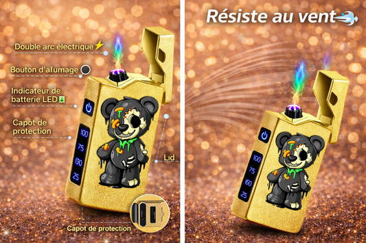 Briquet Électrique USB Double Arc