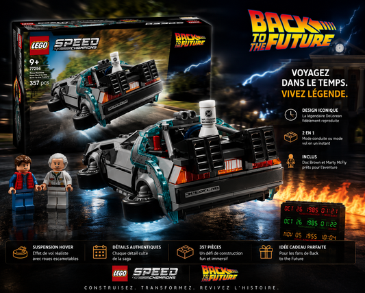 LEGO Speed Champions – Machine à Voyager dans le Temps Retour vers le Futur™