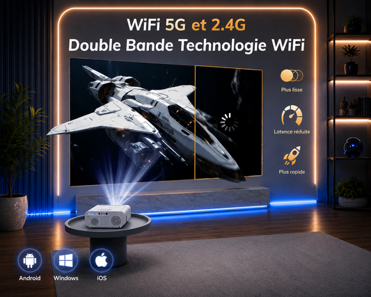 Vidéoprojecteur connecté 4K avec Netflix intégré