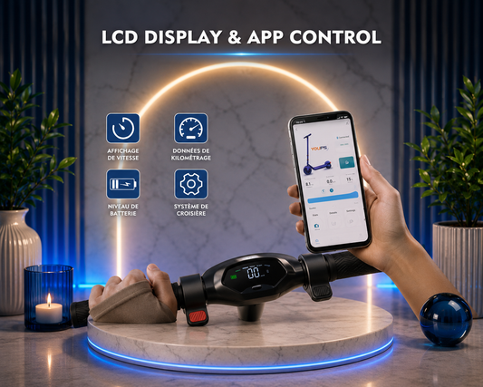 Trottinette Électrique Connectée LED