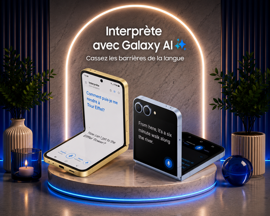 Samsung Galaxy Z Flip6 256 Go Bleu – L'innovation pliable à portée de main