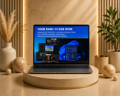 PC Portable 15,6" – 16 Go RAM – 512 Go SSD