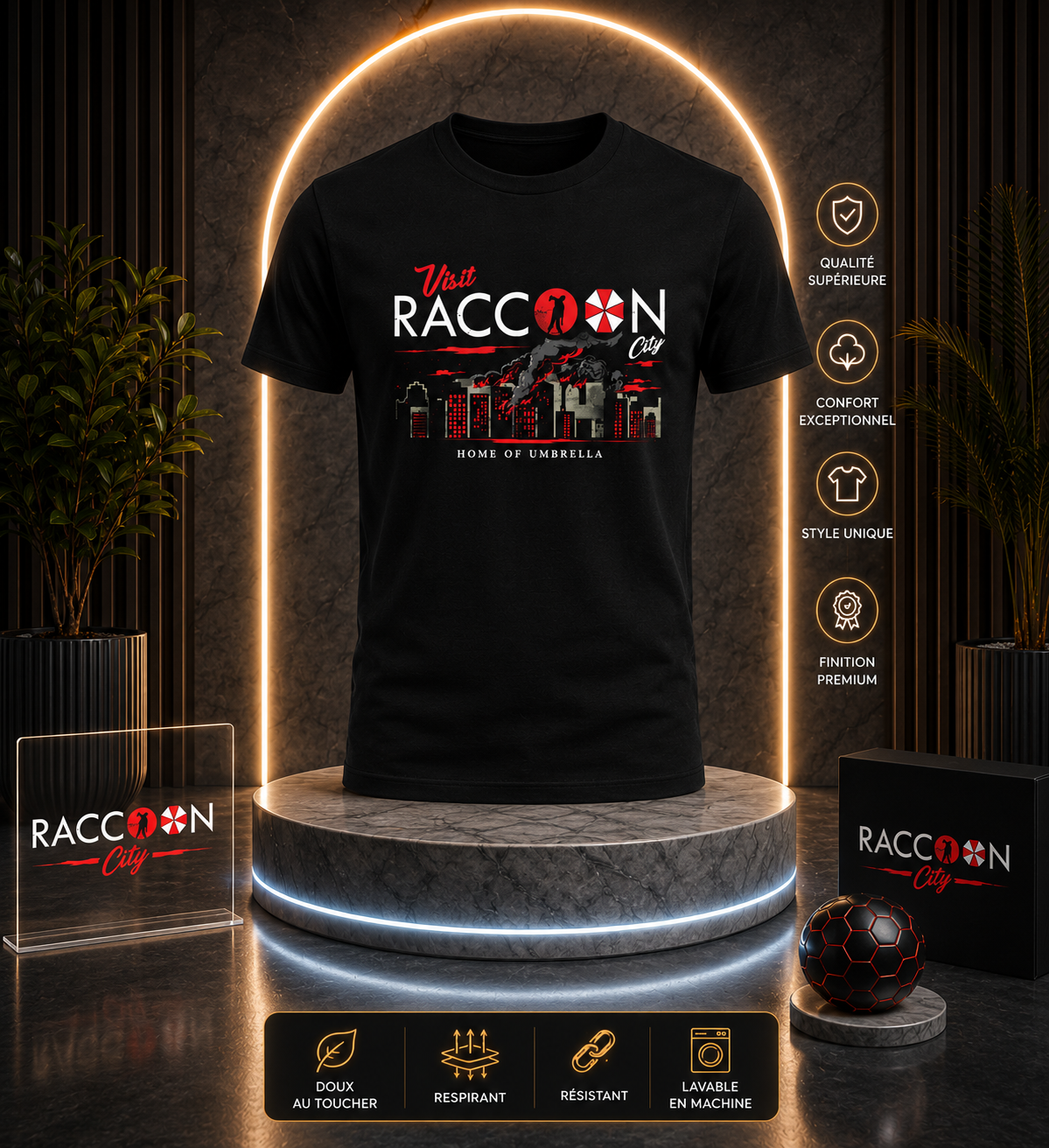 T-shirt Raccoon City – Resident Evil