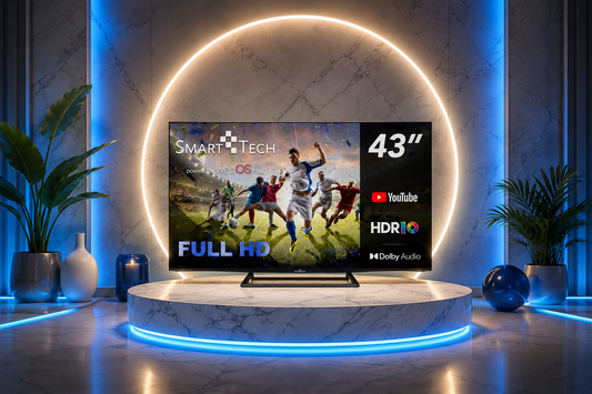 Smart Tech TV LED 43" Full HD – Smart TV webOS Hub HDR10
