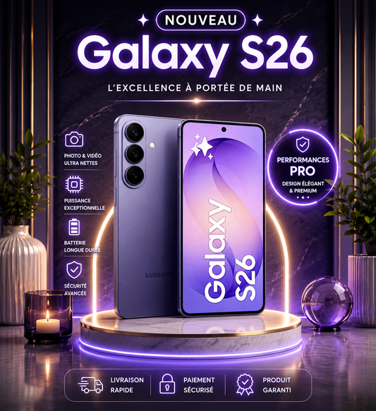 Samsung Galaxy S26 AI 512 Go Violet