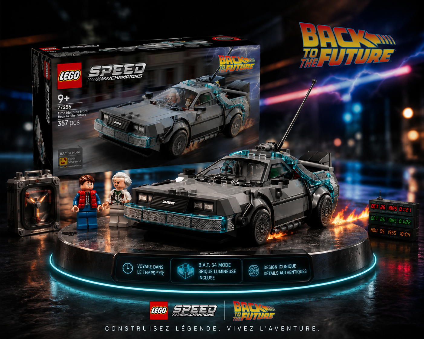 LEGO Speed Champions – Machine à Voyager dans le Temps Retour vers le Futur™