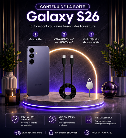 Samsung Galaxy S26 AI 512 Go Violet