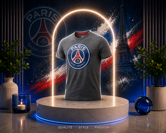 T-shirt PSG Gris Homme