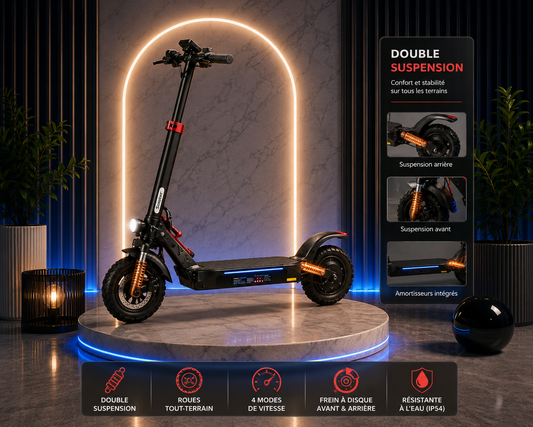 Trottinette Électrique Double Suspension