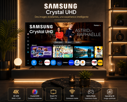 TV Samsung Crystal UHD 4K Smart TV