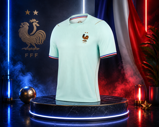 Maillot Équipe de France FFF Extérieur 2026 – Édition Bleu Céleste