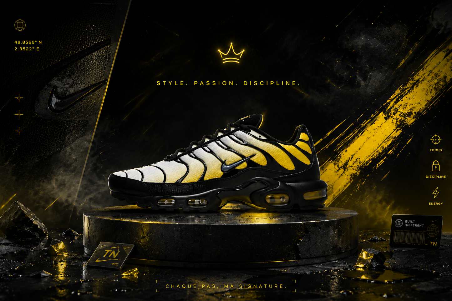 Nike Air Max Plus TN Noir/Jaune